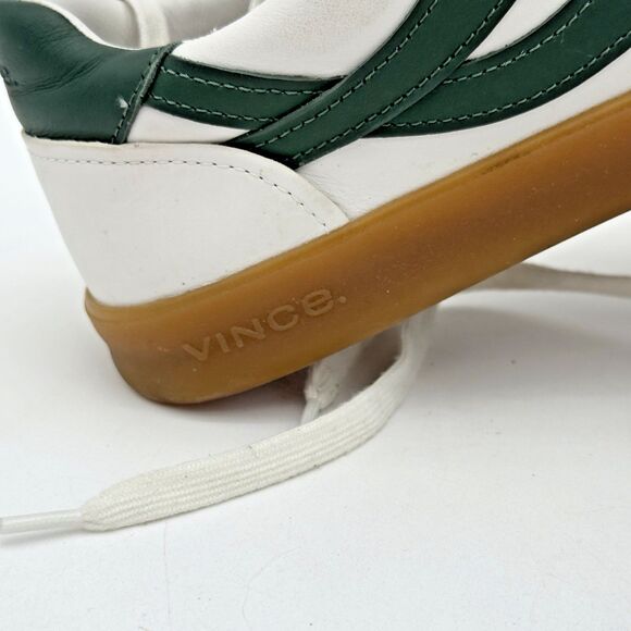 Vince Oasis Leather Sneaker Chalk White/Pine Green Size 8 M main image 14